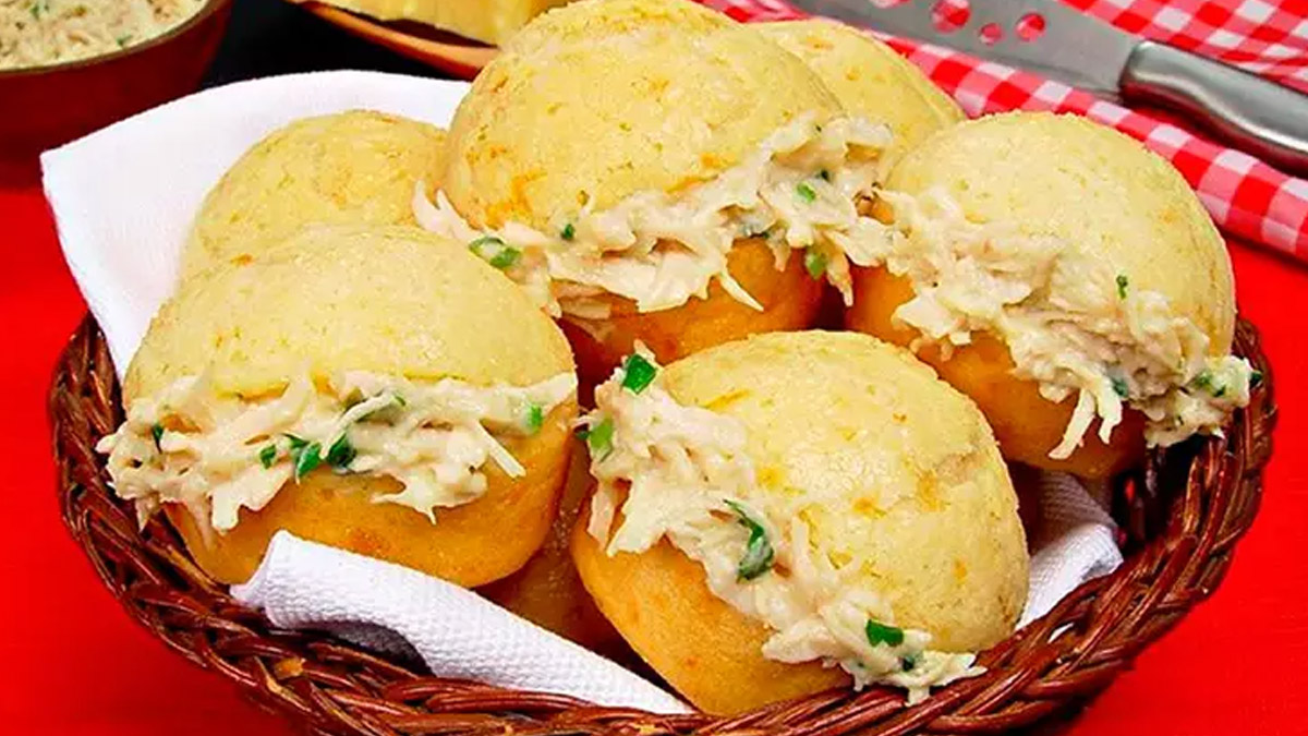 Combinação Irresistível Pão de Queijo com Frango Suculento