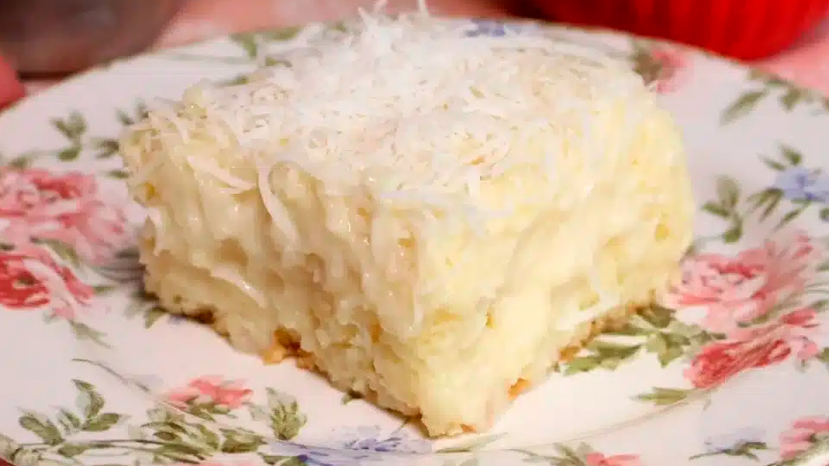 Receita de Bolo de Coco Gelado