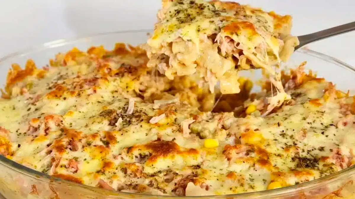 Receita de Macarrão Cremoso de Forno com Queijo Derretido