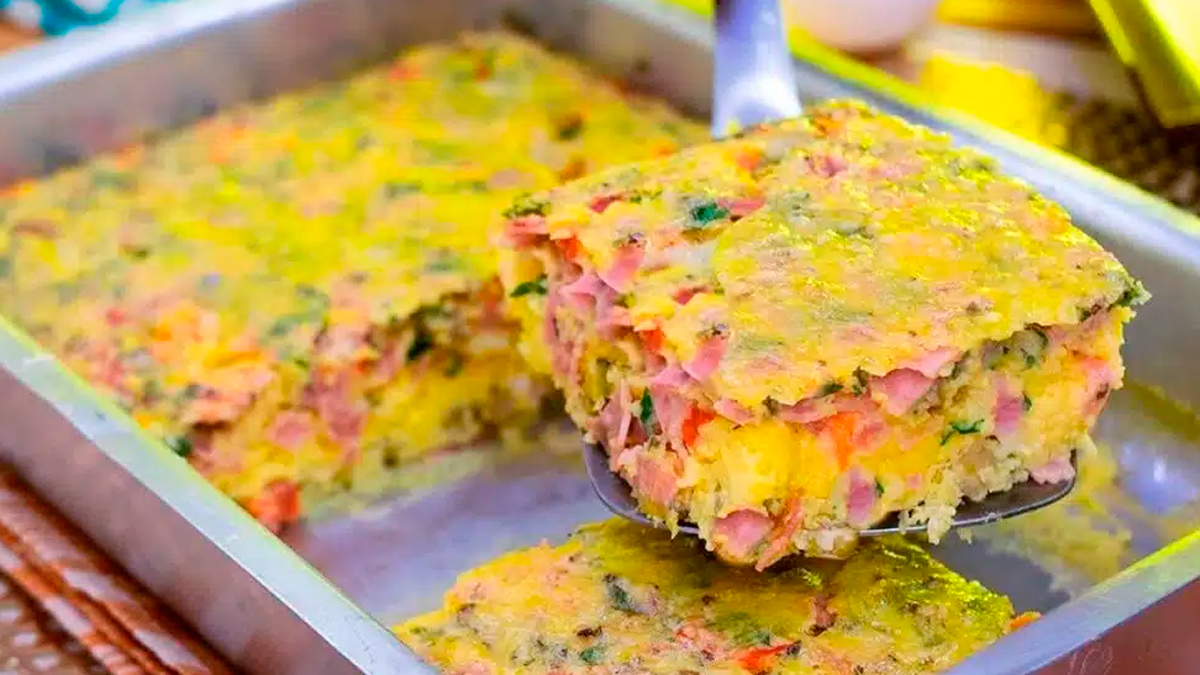 Receita de Omelete de Forno